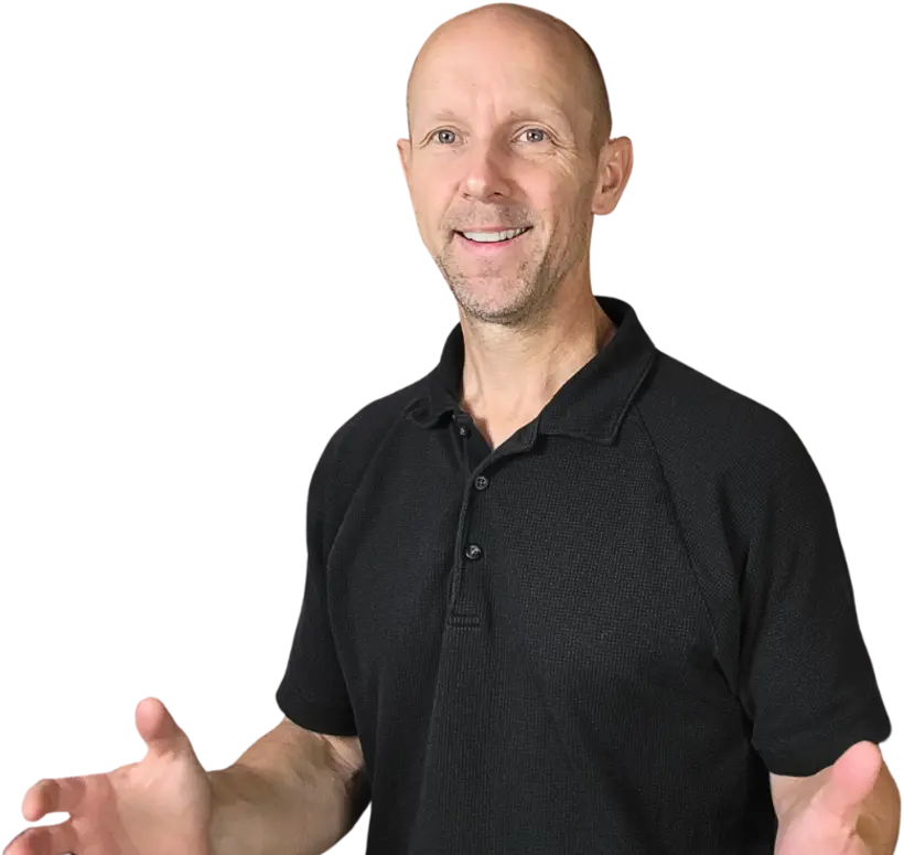 Brett Ingram speaking with open hands